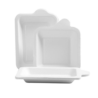 Papieren borden voor snacks