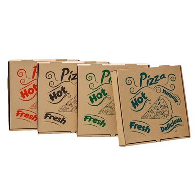 Pizza golfkartonnen doos
