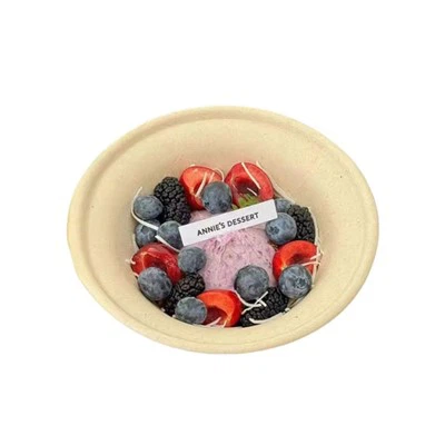 Suikerrietkommen voor het dessert